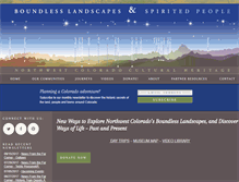 Tablet Screenshot of nwcoloradoheritagetravel.org